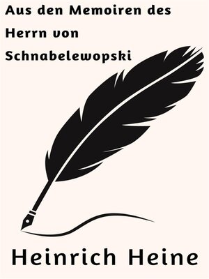cover image of Aus den Memoiren des Herrn von Schnabelewopski